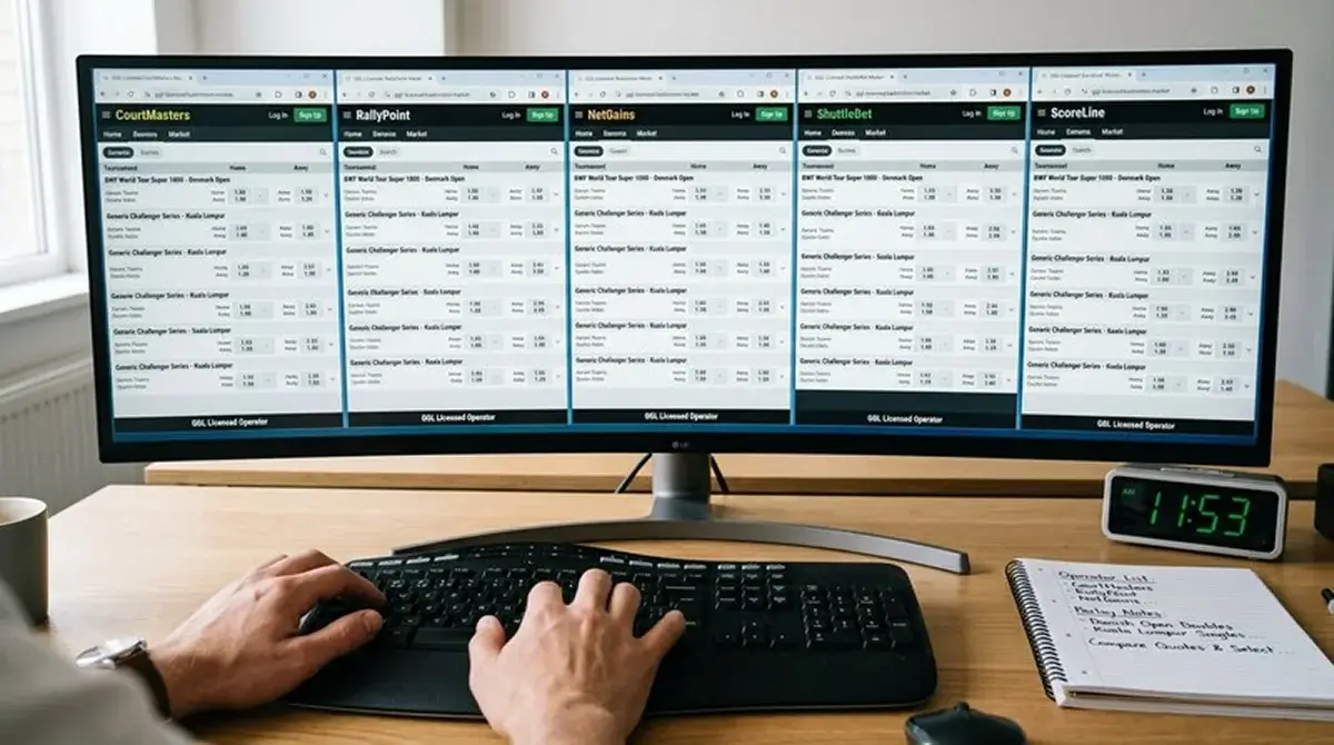 Systematisches Line Shopping für Badminton-Kombiwetten: direkte Anbietervergleiche in Browser-Tabs vor Slip-Platzierung
