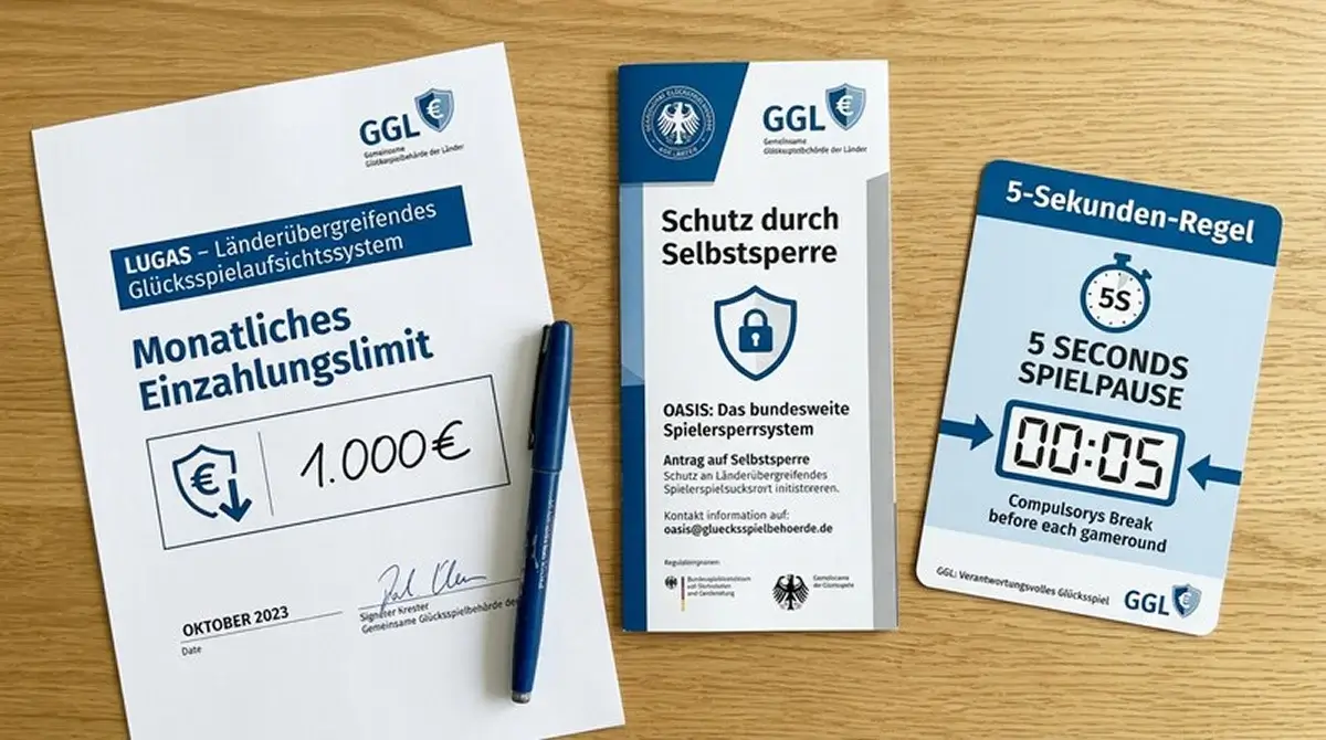 GGL-Spielerschutz-Vorteile mit LUGAS OASIS und 5-Sekunden-Regel für Badminton-Wetter