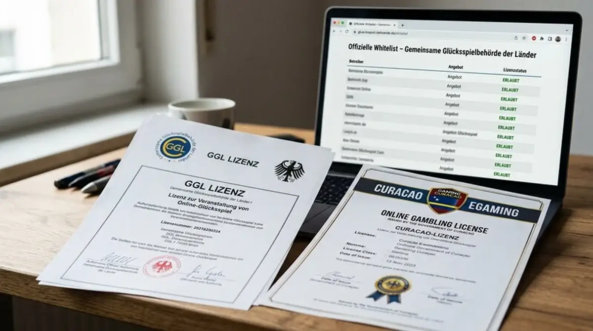 Vergleich Curacao-Lizenz und GGL-Lizenz für Sportwetten in Deutschland