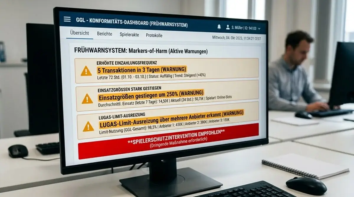 GGL Markers-of-Harm-System erkennt Tilt-Muster bei Badminton-Kombiwettern: erhöhte Einsätze und Verlustphasen