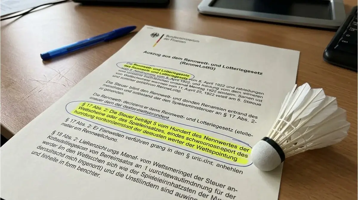 Rechtsgrundlage der deutschen Sportwettensteuer von 5 Prozent und ihre Geltung für Online-Kombiwetten